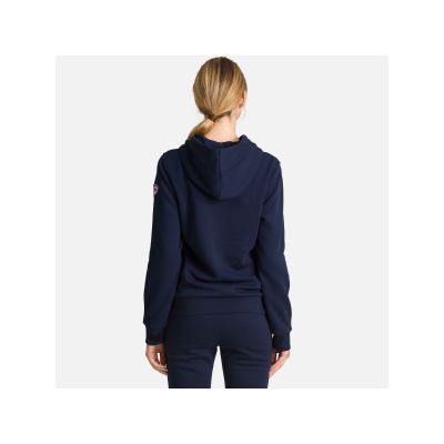 4. Bluza ROSSIGNOL W Logo Sweat Hood Fl granatowy
