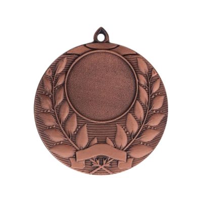 6. Medal brązowy ogólny z miejscem na emblemat 25 mm - medal stalowy