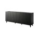 2. Komoda ETNA 200x42x82 czarny mat