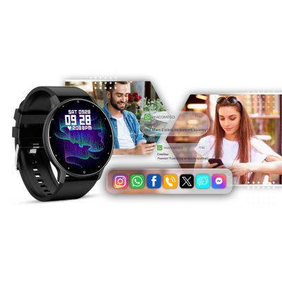 8. Smartwatch GIEWONT Czarny GW120-2 Pro
