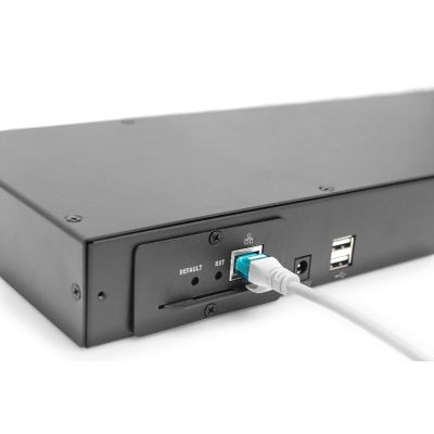 10. Digitus Przełącznik modułowy KVM Cat.5, 16-portowy