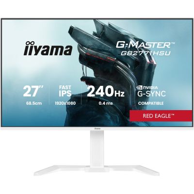 2. iiyama G-MASTER GB2771HSU-W1 monitor komputerowy 68,6 cm (27") 1920 x 1080 px Full HD LCD Biały