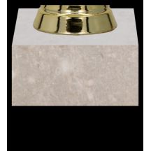 POSTUMENT POD FIGURKĘ BIAŁY