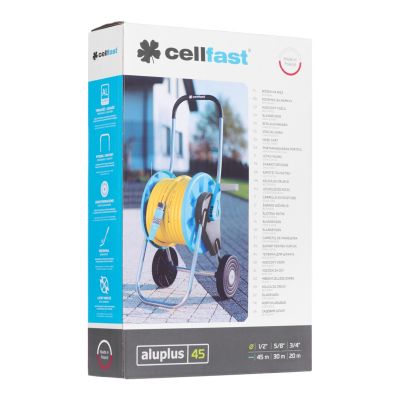 4. Cellfast 55-250 ALUPLUS Wózek na wąż