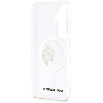 7. Etui Karl Lagerfeld IML Peekaboo Choupette MagSafe na Samsung Galaxy S26 - przezroczyste