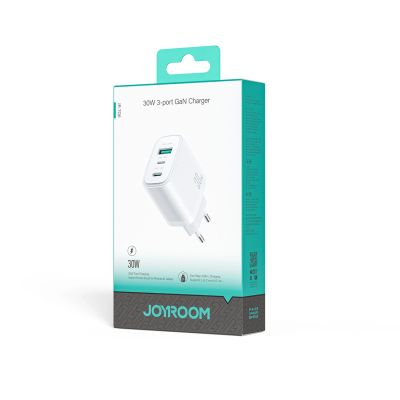 7. Ładowarka sieciowa Joyroom JR-TG6 GaN 30W - biała