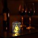 12. MINI LAMPA DEKORACYJNA 6 CM TRANSPARENTA CIEPŁY BIAŁY 1 LED