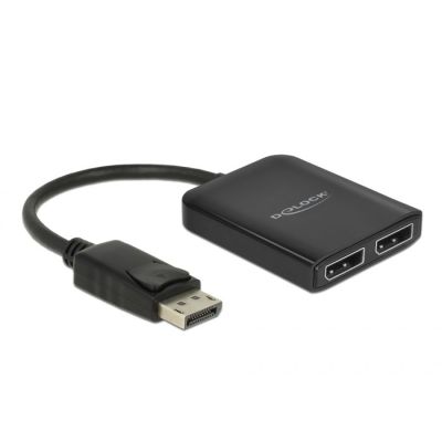 DeLOCK DisplayPort 1.4 Splitter 1 x DisplayPort w 2 x DisplayPort MST