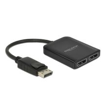DeLOCK DisplayPort 1.4 Splitter 1 x DisplayPort w 2 x DisplayPort MST