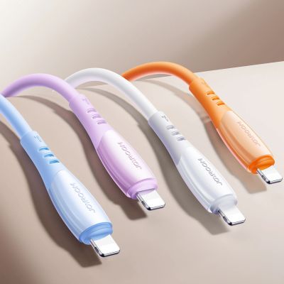 9. Kabel Joyroom S-A59 Vibrant Series 3A USB-A - Lightning 1,2m - pomarańczowy