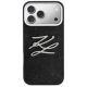 3. Etui Karl Lagerfeld IML Glitter KL Diamond Logo na iPhone 17 Pro Max - czarne