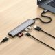 8. Wieloportowa przejściówka Satechi 7-w-1 USB-C Slim z Ethernetem - gwiezdna szarość