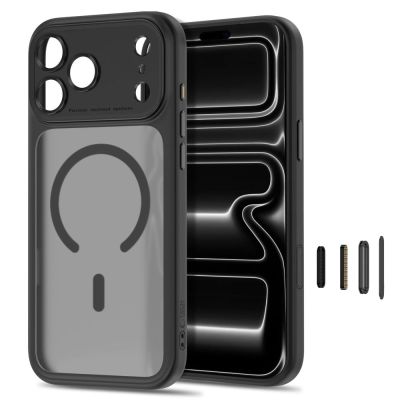 2. Etui Tech-Protect MagPeak MagSafe CC na iPhone 18 Pro Max / 17 Pro Max - czarne matowe