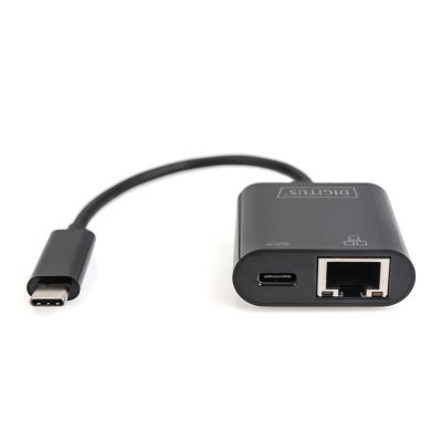7. Digitus Adapter USB Type-C™ Gigabit Ethernet z obsługą Power Delivery