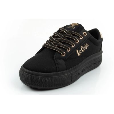 3. Lee Cooper buty sportowe damskie trampki modne czarne wygodne