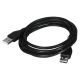 3. Kabel GEMBIRD CCP-USB2-AMAM-6 (USB 2.0 typu A M - USB 2.0 typu A M; 1,8m; kolor czarny)