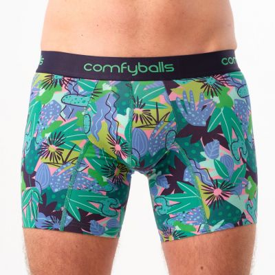 3. Comfyballs Tropical Cotton Slipy Zielony