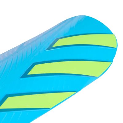 2. Ochraniacze piłkarskie adidas Tiro EU Club błękitno-limonkowe KA7842