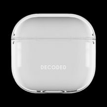 Etui Decoded Silicone Aircase na AirPods 4 - przezroczyste