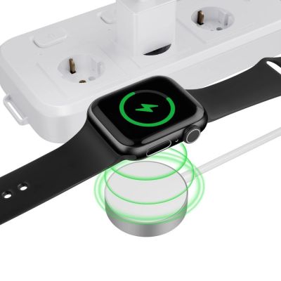 3. Ładowarka Tech-Protect UltraBoost indukcyjna magnetyczna ze złączem USB-C do Apple Watch 1.2m - biała