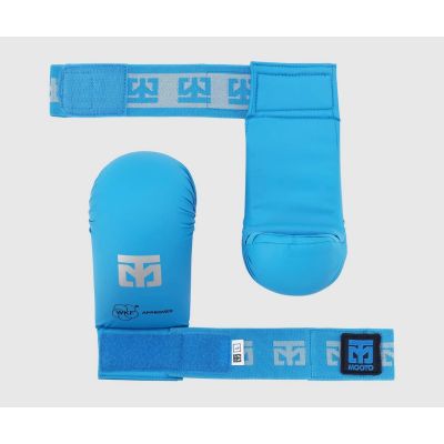 6. Rękawice do Karate - Mitts 2 BLUE WKF | MOOTO