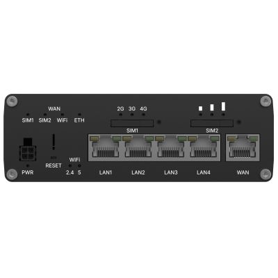 4. Teltonika RUTC41 router bezprzewodowy Gigabit Ethernet Dual-band (2.4 GHz/5 GHz) 5G Czarny