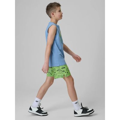 5. Spodenki plażowe boardshorty chłopięce 4F 4FJRSS26UBDSM215-91A