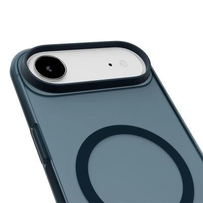 5. Etui silikonowe Puro Daylight kompatybilne z Magsafe na iPhone 17 Air - półprzezroczyste turkusowe