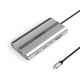 Stacja dokująca USB-C Orico XDR 12w1 USB-A USB-C 2x HDMI 4K 60Hz DisplayPort 4K 60Hz RJ45 Gigabit PD 100W czytnik kart SD i microSD - srebrna