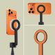 10. Selfie stick Tech-Protect L10S Bluetooth Tripod - czarno-pomarańczowy