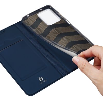 8. Dux Ducis Skin Pro etui do Xiaomi Redmi Note 12 pokrowiec z klapką portfel na kartę podstawka niebieskie