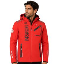 Softshell męski Geographical Norway ROYAUTE MEN ASS A BS2 056 (WT1804H/GN-RED / BLACK)