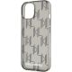 5. Etui Karl Lagerfeld IML Mono KL Pattern & Cord na iPhone 15 / 14 / 13 - czarne