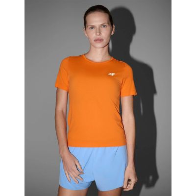 2. Koszulka do biegania w terenie regular damska 4F 4FWSS25TFTSF1266-70S