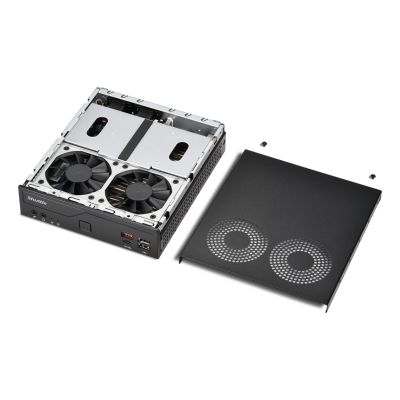 6. Shuttle Slim PC DH810 Wielkość PC 1.35L Czarny LGA 1851 (Socket V1)