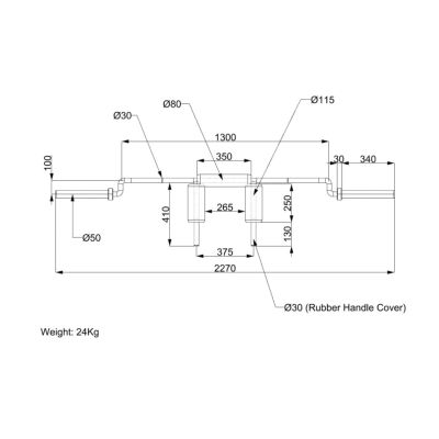 2. tiguar safety squat bar