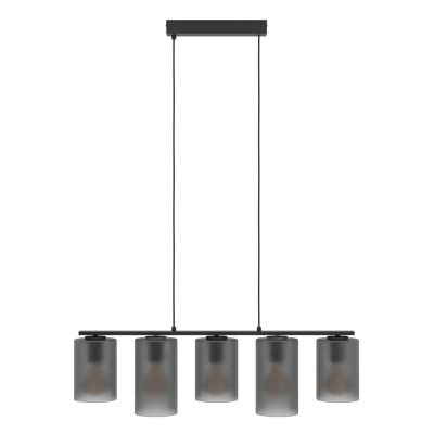 3. Lampa EGLO Colomera, elastyczny uchwyt, czarny, szary, stal, szkło