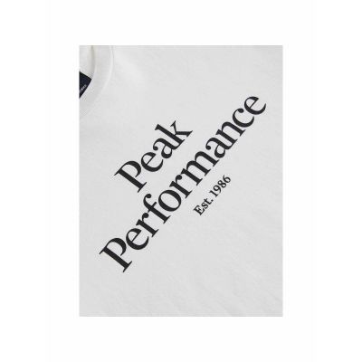 4. T-Shirt  Peak Performance Jr Original Tee biaĹ‚y