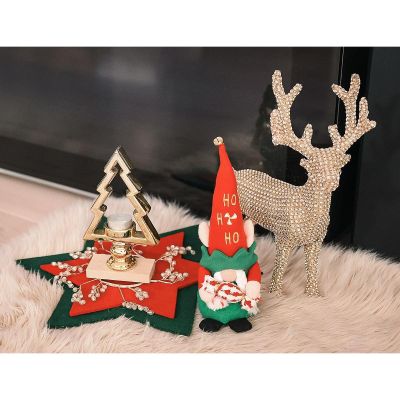 14. ELF DEKORACYJNY 28CM Z WORKIEM NA PREZENT