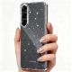 4. Etui Tech-Protect FlexAir na Samsung Galaxy S26 - przezroczysto-brokatowe