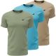 T-shirt męski (ZESTAW KOSZULEK 3 SZT.) 4F 4FWSS26TTSHM4481-90S