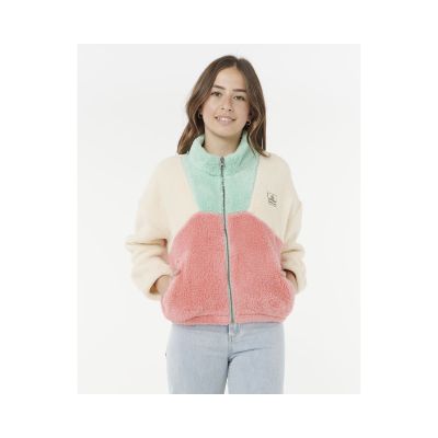 5. Bluza RIP CURL BLOCK PARTY POLAR FLEECE-GIRL różowa