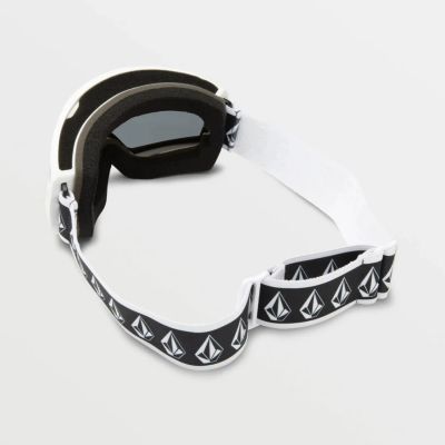 4. Gogle snowboardowe Volcom MIGRATIONS WHITE RERUN/SILVER CHROME (VG0022116)