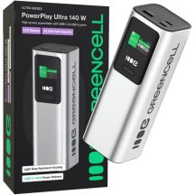 Powerbank Greencell PowerPlay Ultra 25200mAh Szybkie Ładowanie 140W 2x USB-C PD 1x USB-A