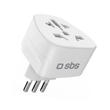 Adapter podróżny SBS IT - uniwersalny - biały
