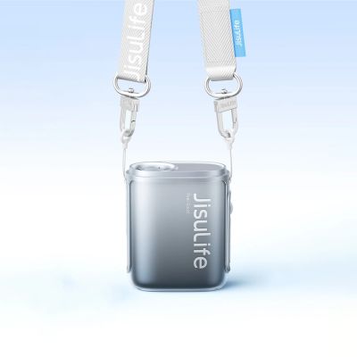 2. Mini wentylator Jisulife Neck Fan 5 4500mAh ze smyczą - czarny