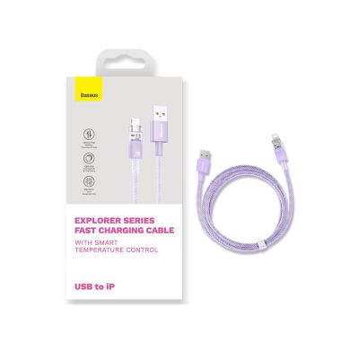 20. Baseus Explorer Series kabel przewód USB – Lightning 2,4A 2 m biały (CATS010102)