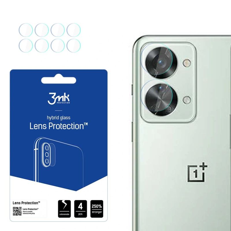 Szkło hybrydowe do obiektywu aparatu 3mk Lens Protection™ na OnePlus Nord 2T