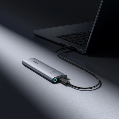11. Kieszeń na dysk SSD Baseus FlyJoy M.2 NVMe 10 Gb/s - szara