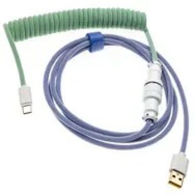 2. Ducky Premicord kabel USB 1,8 m USB A USB C Niebieski, Zielony